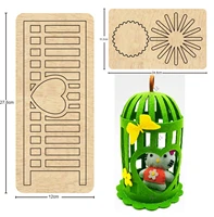 2pcs christmas lantern package cutting dies 2020 new die cut wooden dies suitable for common die cutting machines on the market