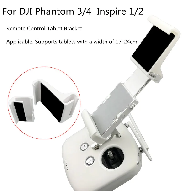 

Remote Control Tablet Extension Holder Bracket Clip For DJI Phantom 4/ 4A/4P/ PRO V2.0 3A/P/3SE/4K Inspire 1/2 Drone Accessories