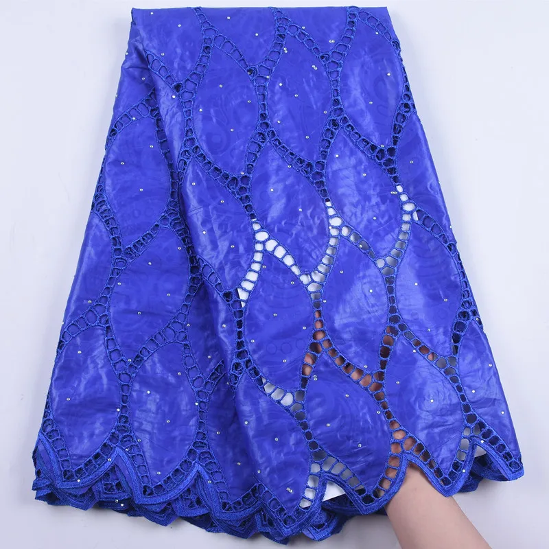 Белая африканская богатая кружевная ткань ажурный стиль базин богатый кружевом