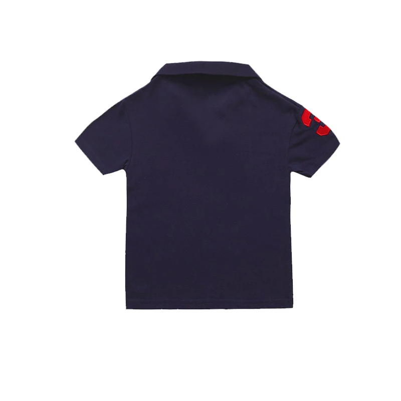 

IENENS Kids Polo-shirt Boys Short Sleeves Clothes Summer Tees Clothing 3-9 Years Child Cotton Breathable T-Shirt Tops