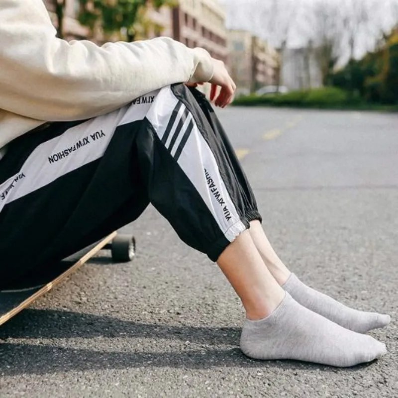 

All-match Men's Socks Solid Color Deodorant Comfortable No Show Socks Men Summer Thin Low-top Shallow Invisible Boat Socks