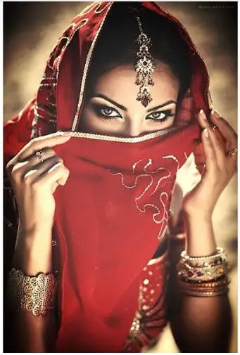 

Diamond Painting Indian Beauties Figure Square Diamond Round Diamond Decoration Customizable Wall Art Decoration Frameless Style