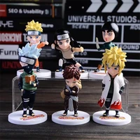 6pcsset 2021 anime version 20 sasuke figure set figurine pvc toy action figure japanese model builiding 7cm classic toys