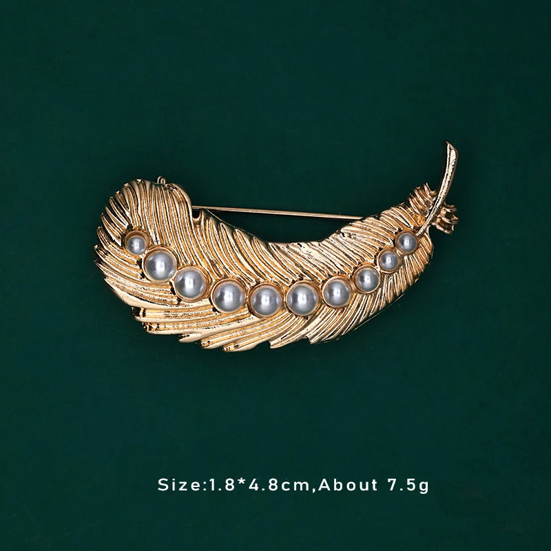 Женская Винтажная брошь в виде растения