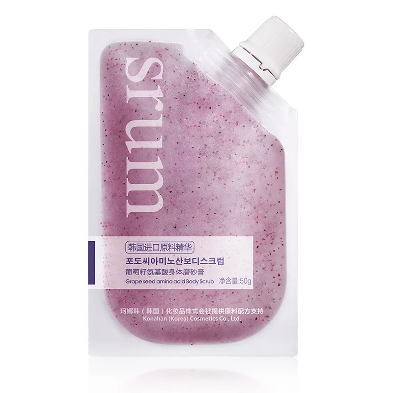 

Grape Seed Amino Acid Body Scrub Deep Cleansing Exfoliating Improves Rough Skin Moisturizing and Moisturizing Cleansing Scrub
