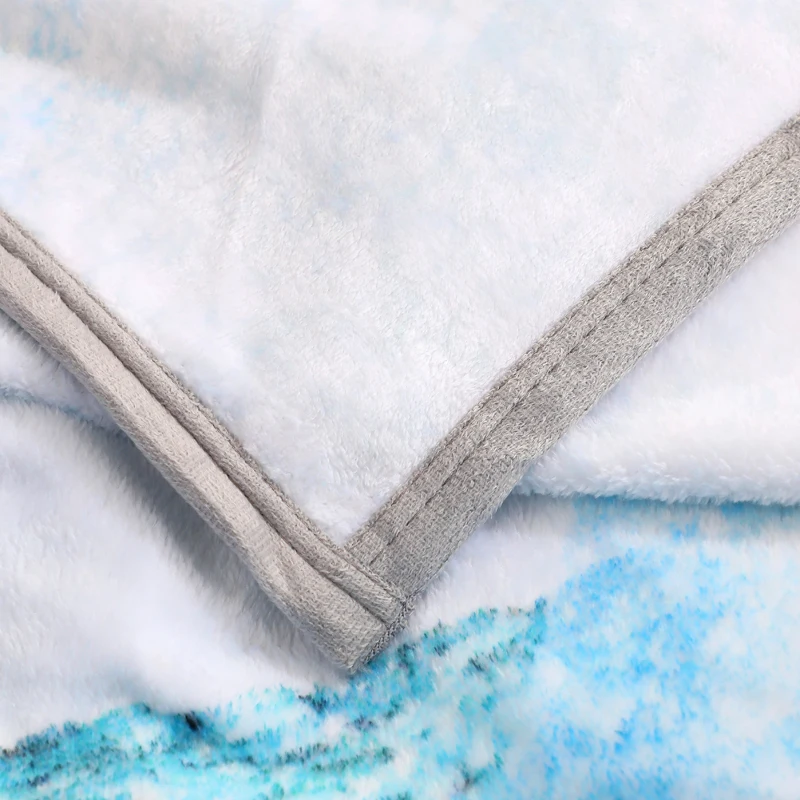 Мягкое толстое одеяло с изображением героев мультфильма Холодное сердце Эльзы и