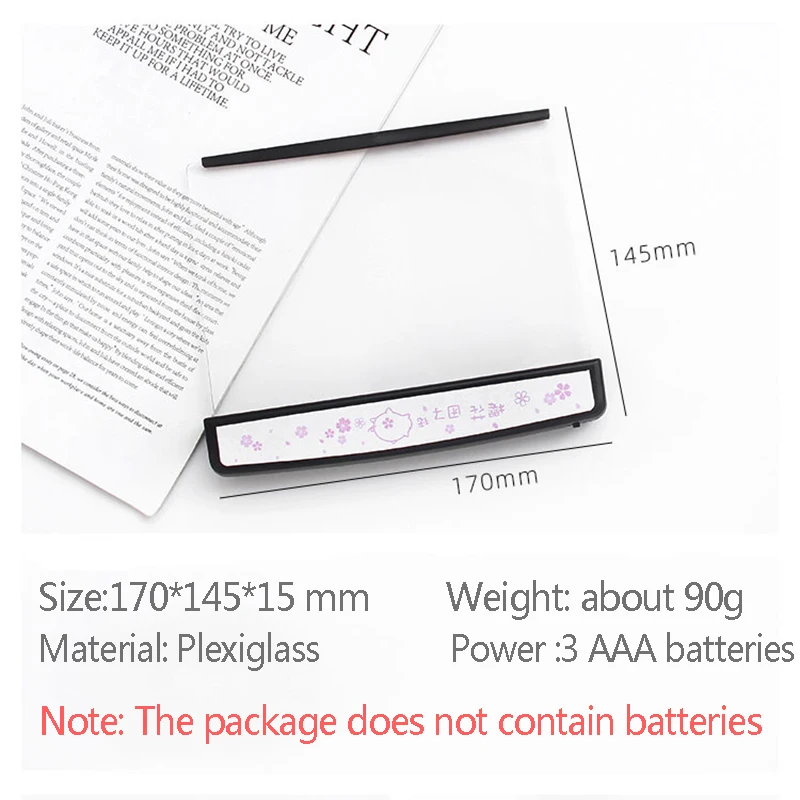 

Night Book Reading Light Eye Protection Light for Students LED Portable Travel Dormitory Desk Lamp Bedroom Paper Book Reader