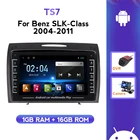 Головное устройство 2Din Android для Mercedes-Benz SLK Class R171 W171 SLK200 2004-2011, автомобильное радио, мультимедийный видеоплеер, GPS, DVD, DVR, BT