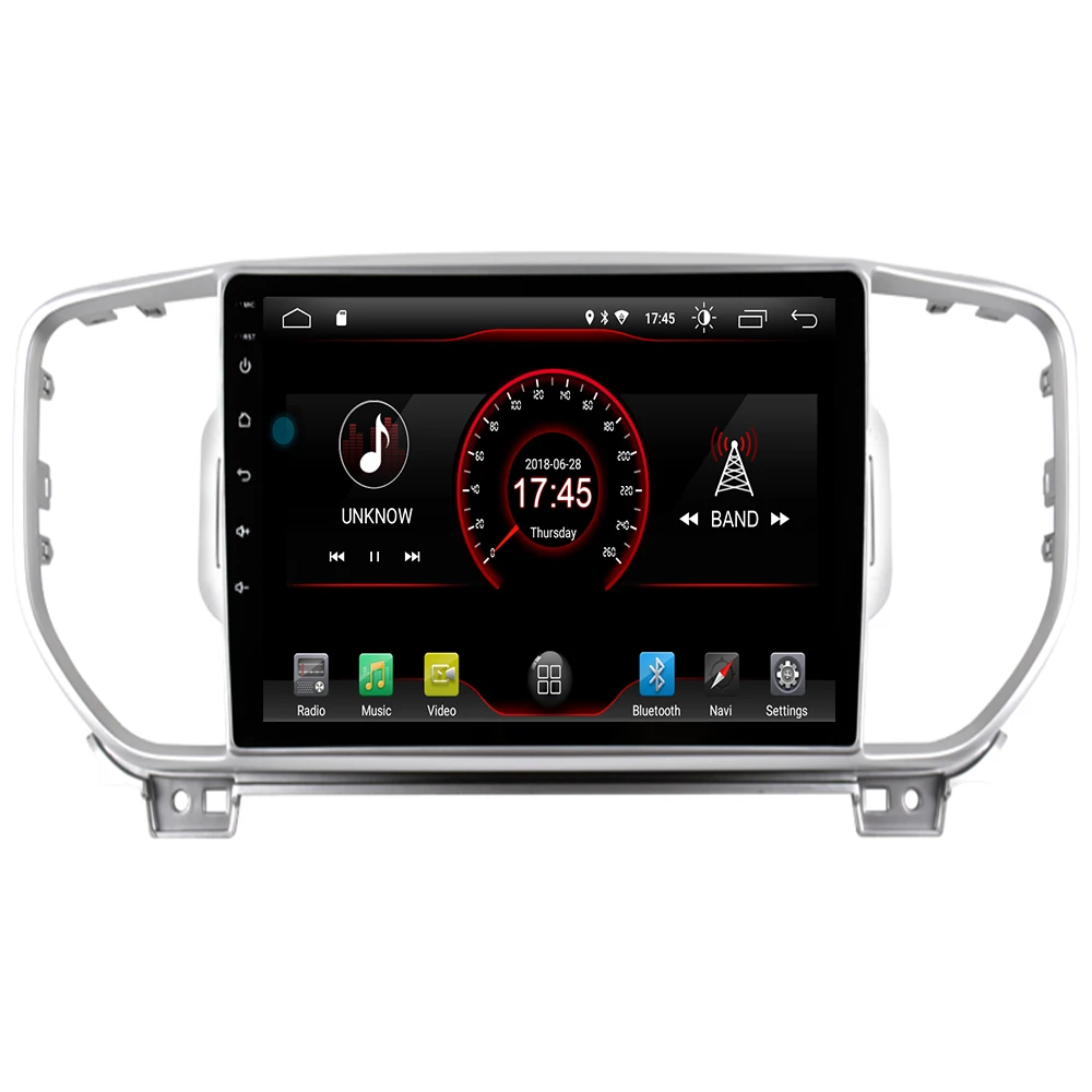 Android 10 2.5D автомобильный dvd для kia SPORTAGE/KX5 2016 2019 Мультимедиа GPS Радио Стерео gps