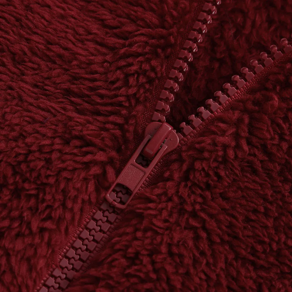 Женские толстовки с капюшоном из искусственного меха плюшевого медведя зимний