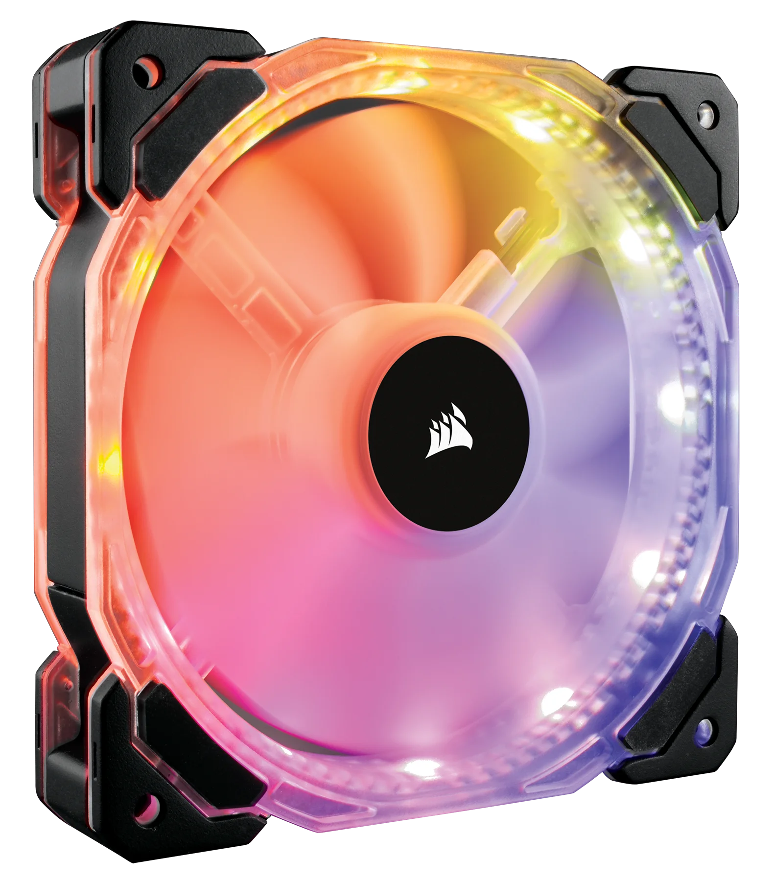 CORSAIR HD140 RGB высокопроизводительный 140 мм PWM вентилятор-двойной комплект с Controller-140mm