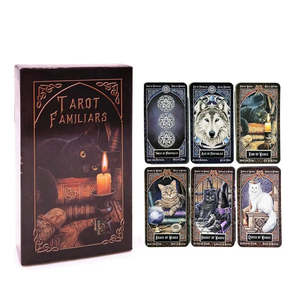 Новые карты Таро для семейных настольных игр 78 карт/коробка английский испанский