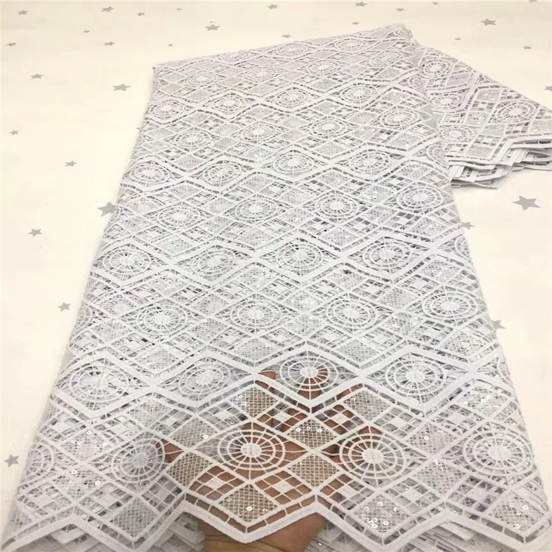 

Африканская кружевная ткань, зеленая 2021 белая высококачественная французская сетчатая кружевная ткань с блестками, нигерийские кружевные ...