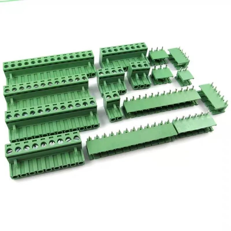 1pair 15EDG 3.81mm KF2EDG PCB Screw Terminal Block Connector Plug-Pin Right Angle Header Socket 2/3/4/5/6/7/8/9/10/12pin | Обустройство