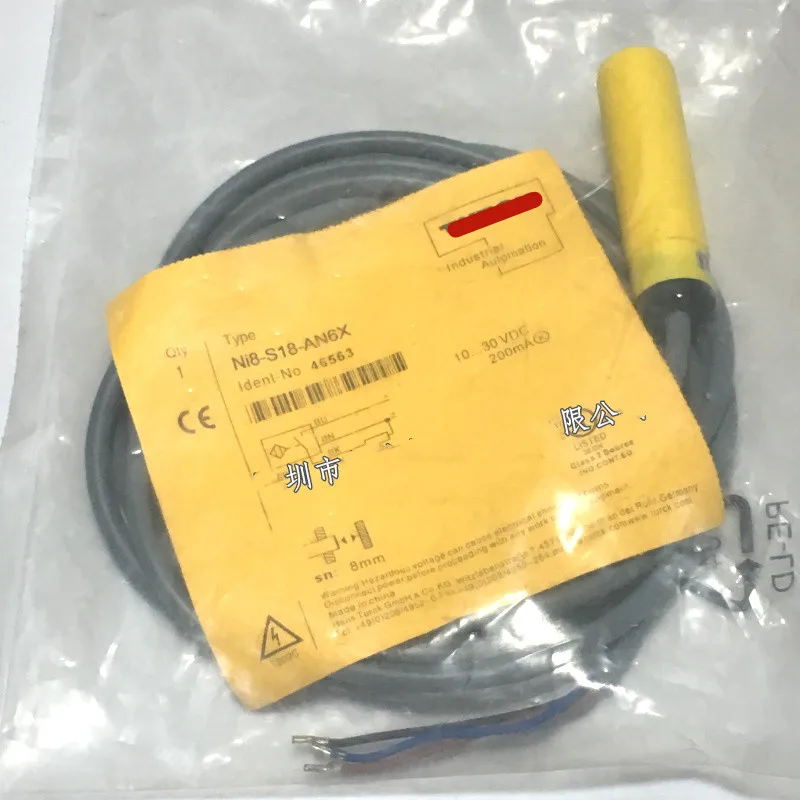 

New NI8-S18-AN6X NI8-S18-AP6X NI8-S18-AZ3X proximity switch sensor
