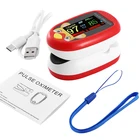 Пульсоксиметр Пальчиковый детский, прибор для измерения пульса и уровня кислорода в крови, аккумуляторный, SPO2