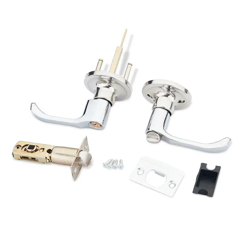 Замок с ручками для ванной комнаты ключами межкомнатной двери трубчатый замок