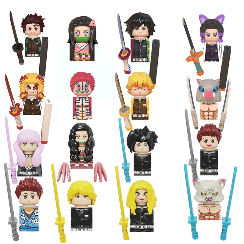 Мини-куклы из японского аниме экшн-фигурки рассекающие демонов Самурай танджиро