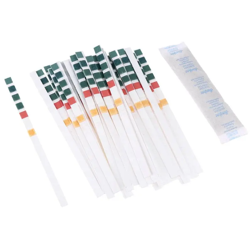 

50pcs Swimming Pool Water Test Strips 4in1 Water Quality Test Hardness pH Cl Alk