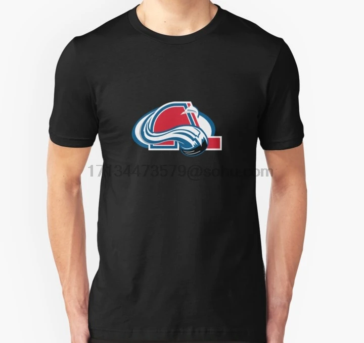 

Men t shirt Short sleeve Colorado Nordiques Quebec Avalanche Unisex T Shirt Women t-shirt tee tops