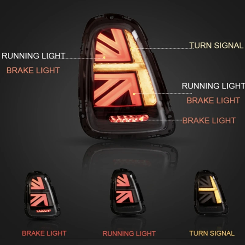

Car LED Tail Light for BMW Mini Cooper R55 R56 R57 R58 R59 LED Tail Lights 2007-2010 LED Reverse Lights Brake Light 2011-2013