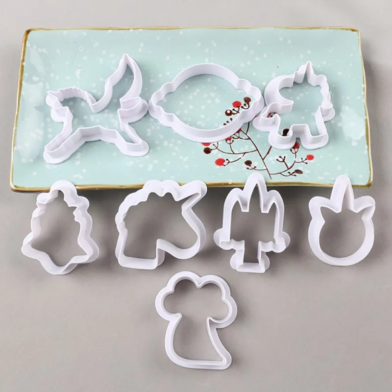 1 набор штампов для домашнего печенья пластиковые формы украшения в форме