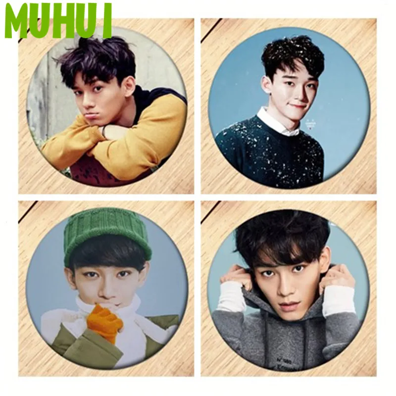 Бесплатная доставка Kpop EXO CHEN брошь значки для одежды рюкзак украшение девочек