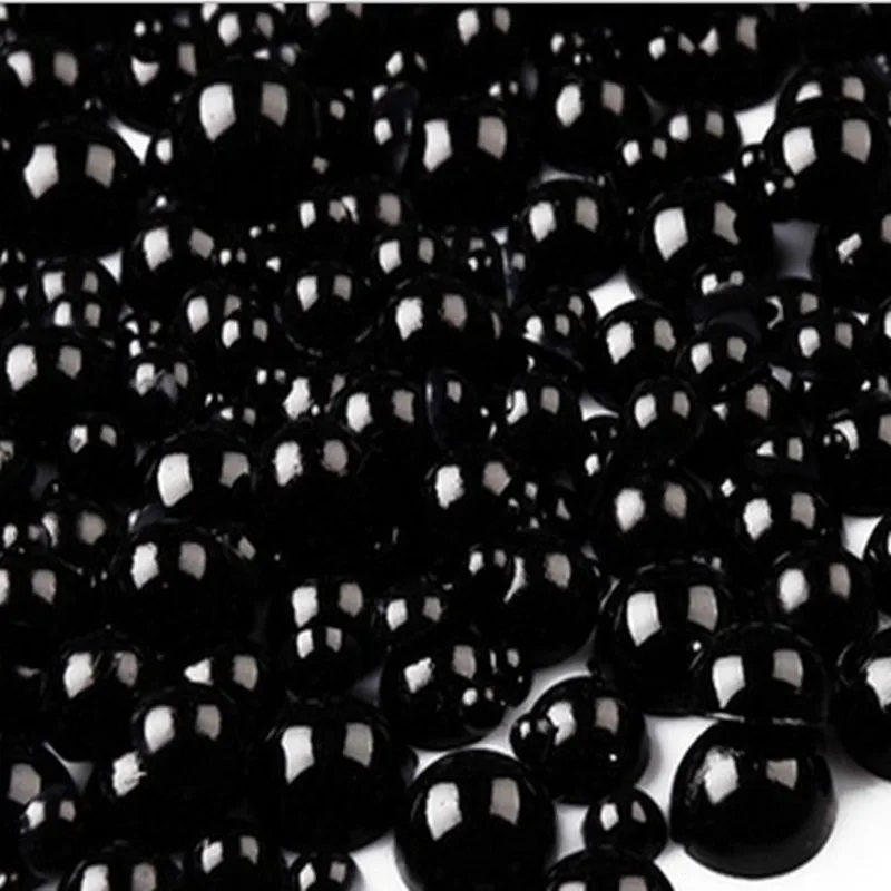 5 мм 50 шт в наборе полукруглая жемчужина из АБС-пластика с плоским дном имитация