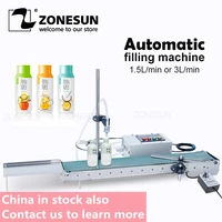 zonesun automatic electrical liquid filling machine bottle water filler digital pump for perfume drinking beverage juice olive