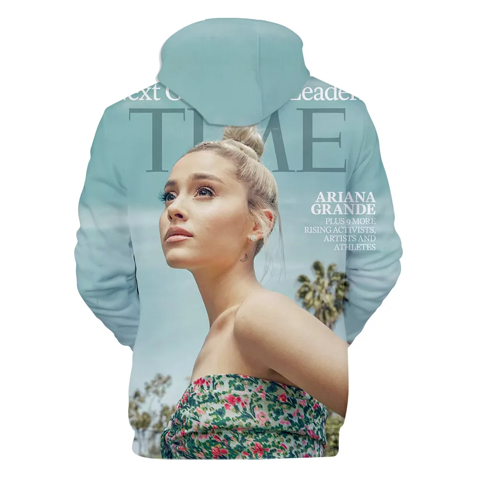 Милые Удобные толстовки Ariana Grande 3D для женщин/мужчин СПАСИБО следующая певица Ариана Гранде 3D Harajuku девушка толстовки