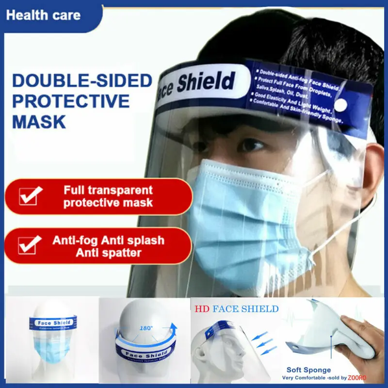 Отличная маска на все лицо медицинская противотуманная защитная экран