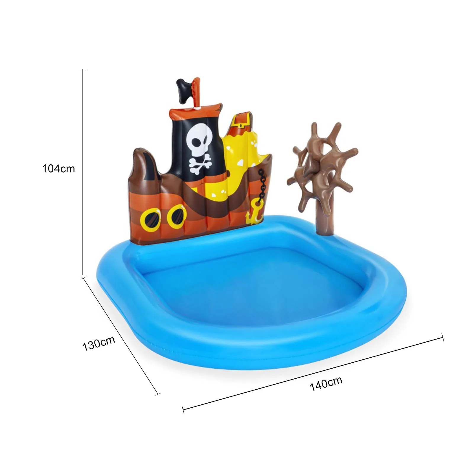 

Inflatable Swim Pool Cruise Ship Shaped Thickened Pool Summer Children's Inflatables For Backyard Water Park Fun Lawn Pools