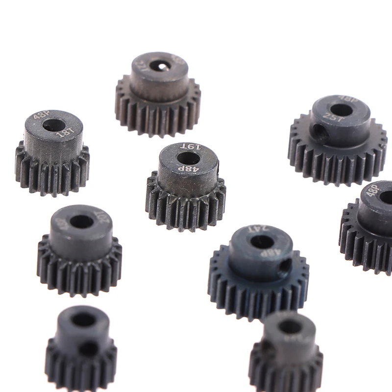 

1PC 48P 3.17mm RC Car Motor Gear Pinion 16T - 25T for 1/10 RC Crawler Car