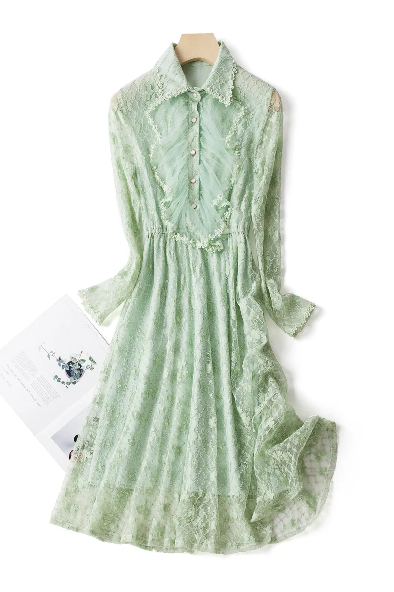 

Fashionable Little Girl Dress in Early Autumn Women's Fashionable Temperament Skirt Fairy Super Fairy Sweet Little Fresh First