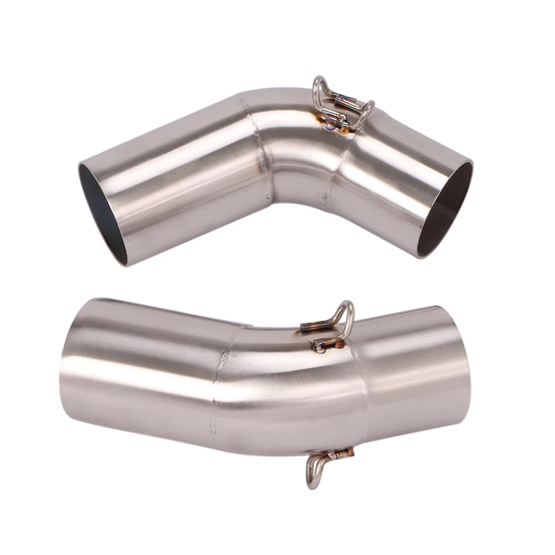 

Slip On Motorcycle Exhaust Middle Link Pipe Stainless Steel For Ducati Monster 696 695 795 796 1100 All Years