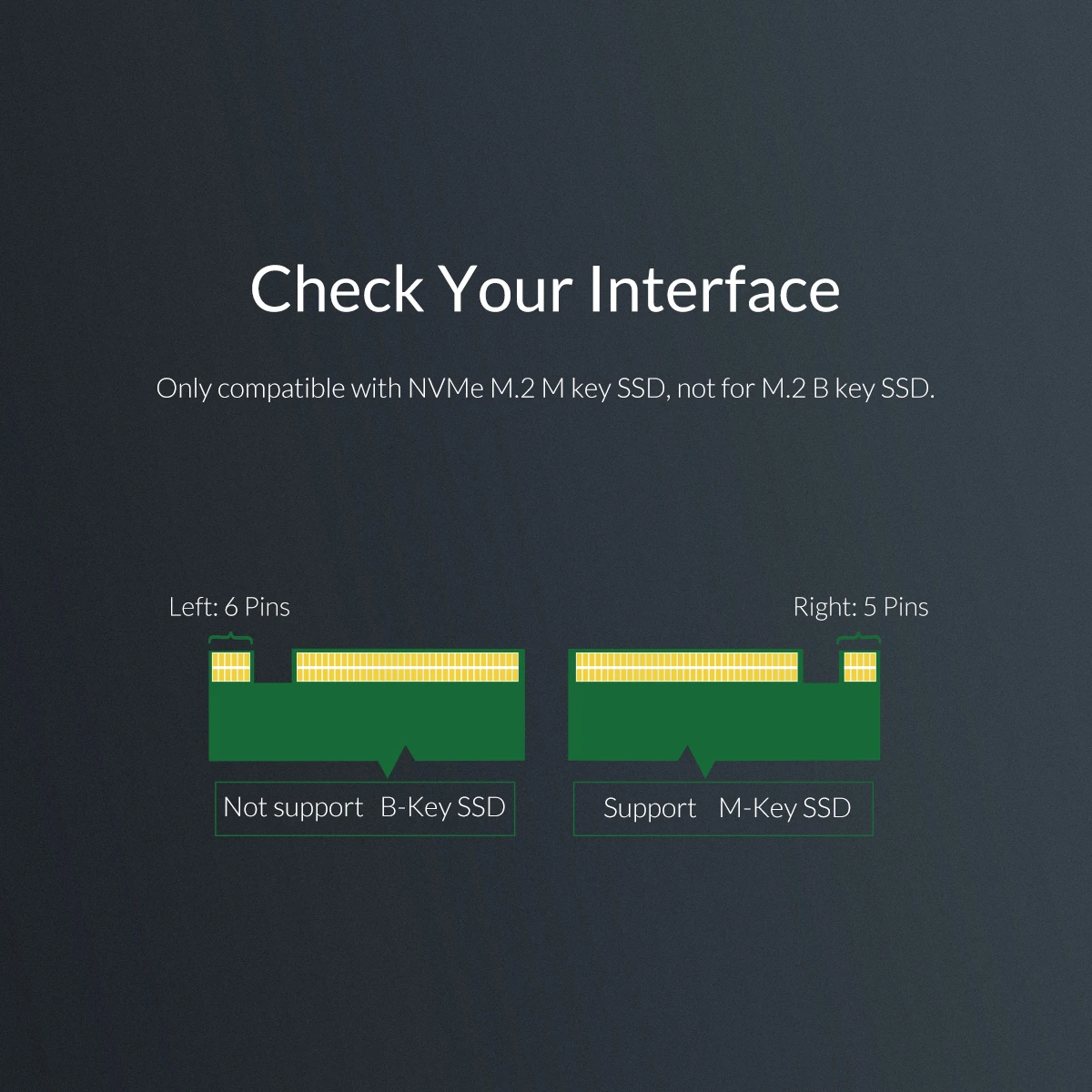 ORICO NVME M.2 корпус M.2 для usb type C 3,1 SSD адаптер M2 SSD Чехол Поддержка UASP 10 Гбит/с для NVME PCIE SSD диск коробка