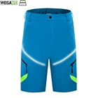 Мужские велосипедные шорты WOSAWE, водоотталкивающие свободные шорты для горнолыжного спорта, горного велосипеда, уличные спортивные велосипедные шорты