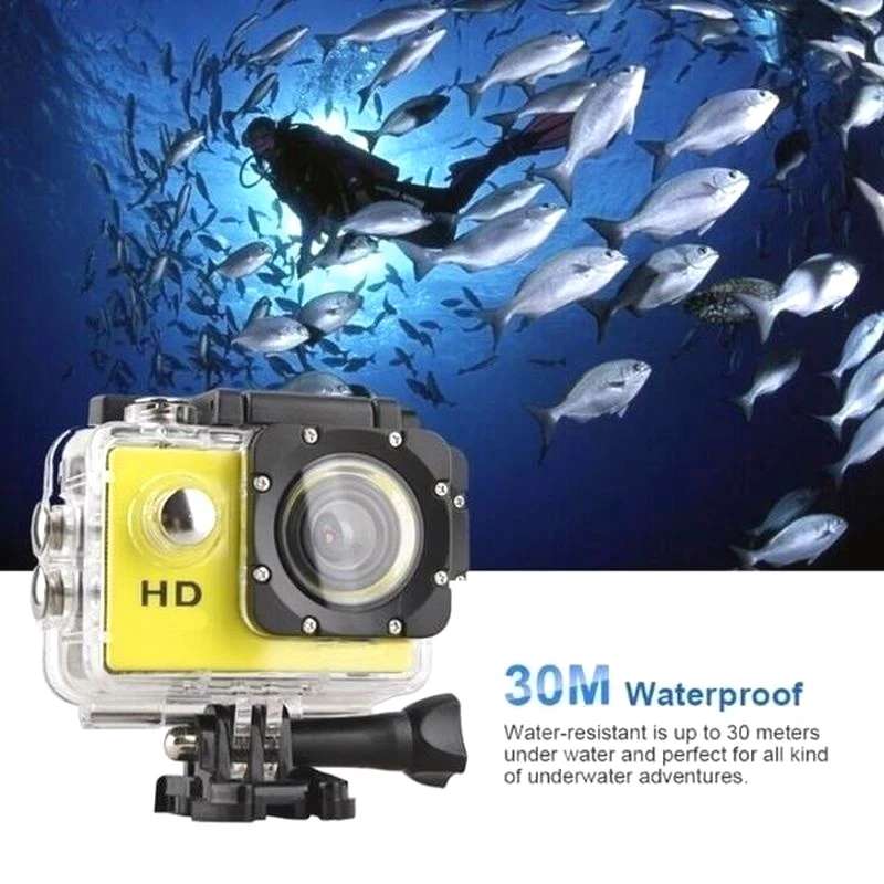 Спортивная Экшн камера Камера открытый возможностью погружения на глубину до 30 м