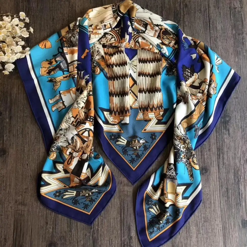 Женский кашемировый шарф Тонкая Шаль из 30%-ного шелка 140*140 см Осень-зима 2019 |