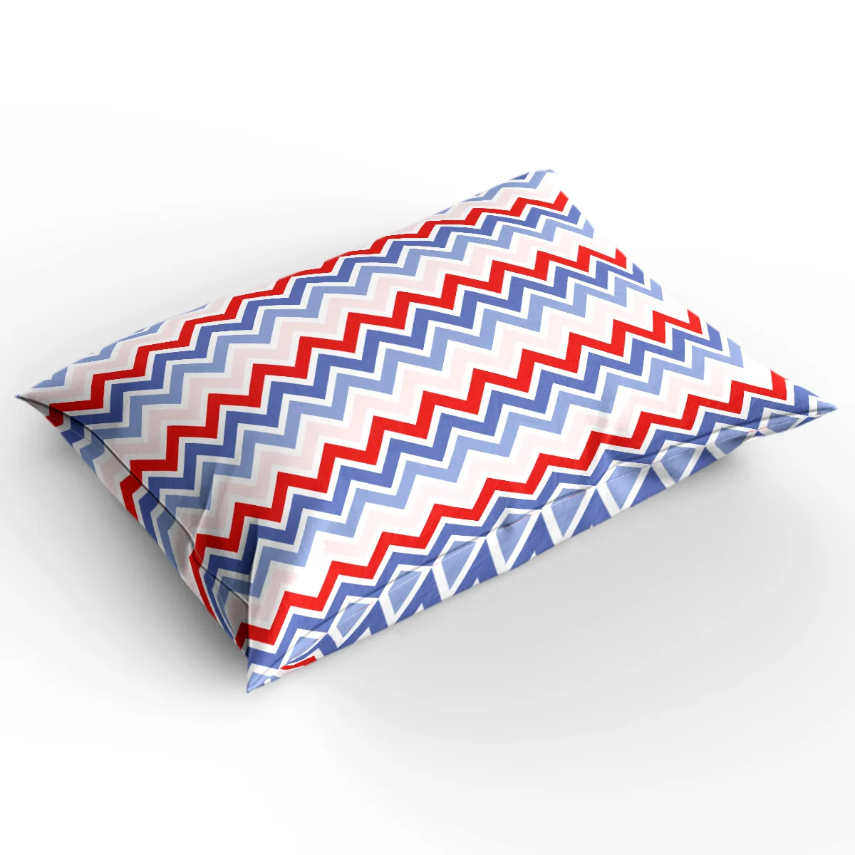 Синий Розовый и красный цвет волна постельное белье Винтаж цветочный дизайн