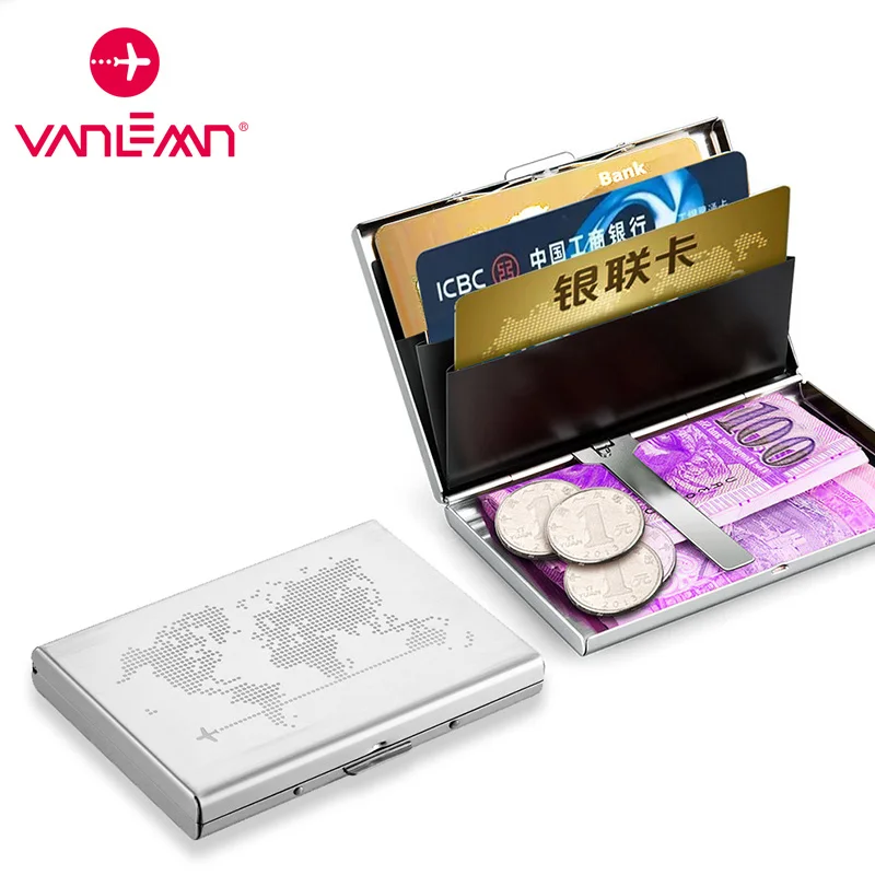 Кредитных держатель для карт Для Мужчин Тонкая Противоударная защита дорожная ID