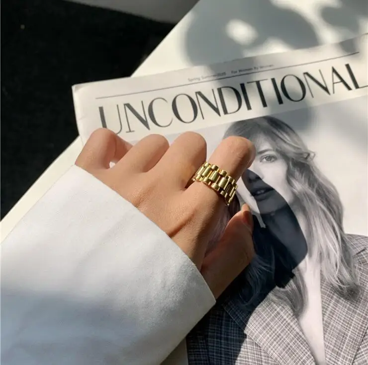 Комплект из трех предметов модное кольцо на палец в стиле ретро ремешок хип-хоп