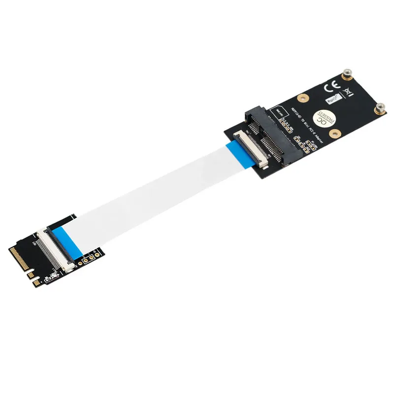 

M.2 NGFF Key A/E/A+E to Mini PCI-E Adapter FPC Cable WiFi Wireless Adpater Supports Half-size Full-size Mini PCI-E Network Card