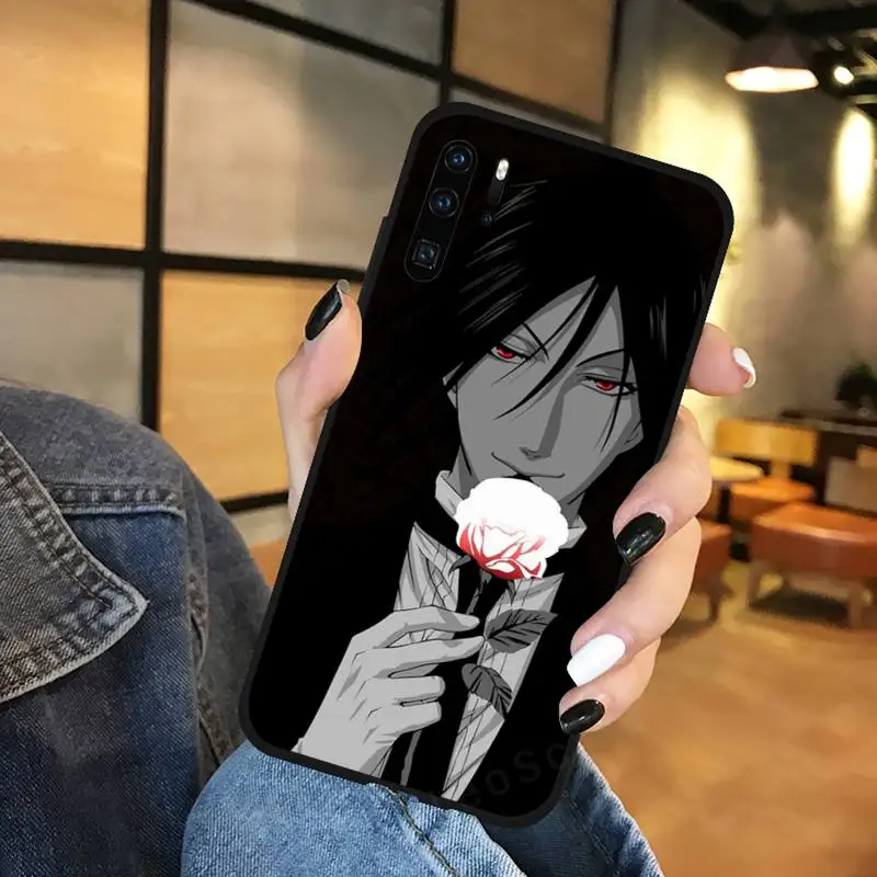 

anime Black Butler Phone Case For Huawei Mate 10 20 Lite Pro Nova 5t Honor 8a 8x 9x 20 10 10i