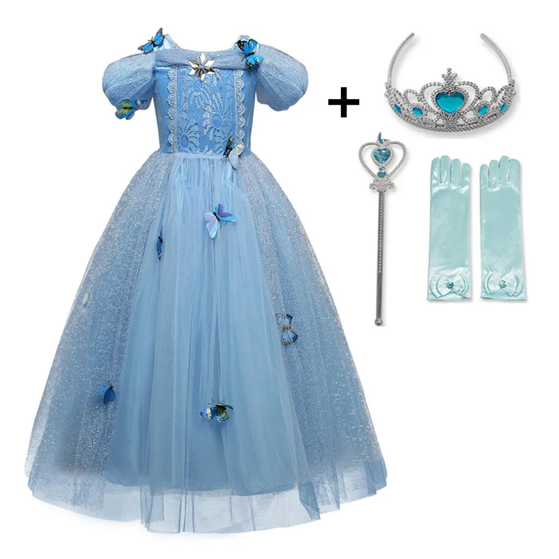 Платье принцессы 8 лет костюм королевы белое платье для косплея праздничная