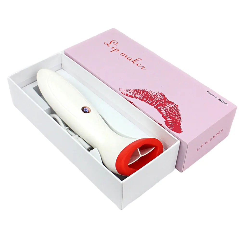 

Silicone Lip Plumper Device Electric Lip Plump Enhancer Natural Sexy Bigger Lips Enlarger Women Lip Plumper Enhancer Device