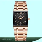 Модные женские часы Rosegold, женские часы с браслетом, брендовые дизайнерские квадратные кварцевые наручные часы, японские подарки Movt, часы 2021
