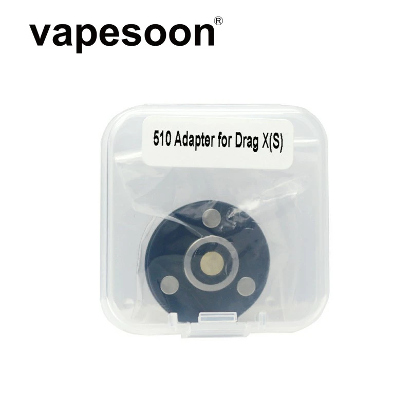 

10pcs Vape DIY Connector 510 Adapter for VOOPOO DRAG S/X Mod Pod Kit with 510 Thread Atomizer e-Cigarette