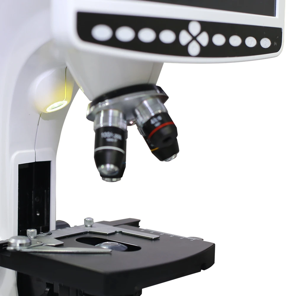 Цифровой биологический стерео металлургический микроскоп TS4 10X 1600X с ЖК экраном 12
