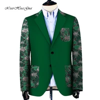 mens suits jacket blazer fancy african dashiki men clothes wedding party dress suit blazer jacket tops coat casual wyn757